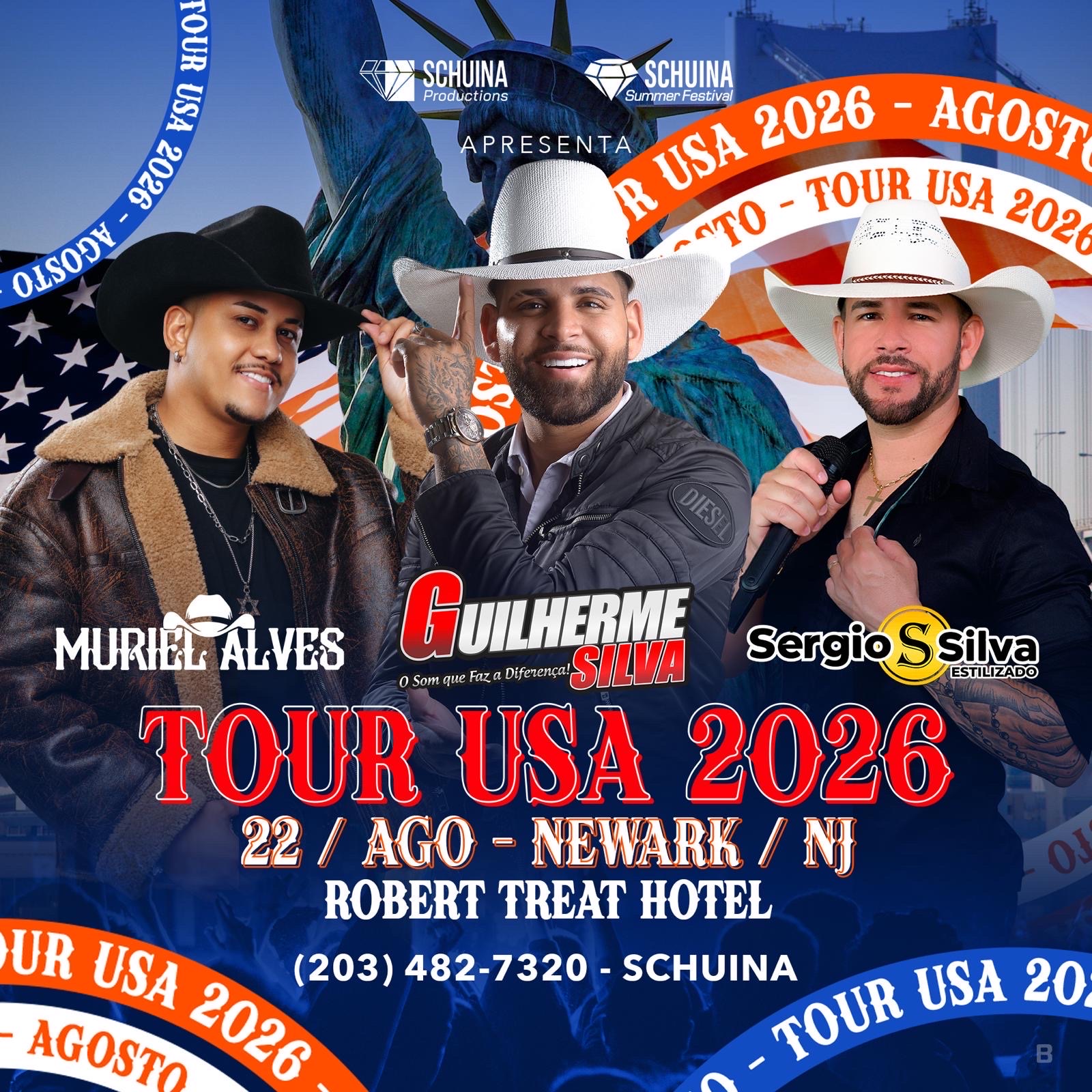 ADIADO *** Guilherme Silva, Muriel Alves & Sérgio Silva - Newark